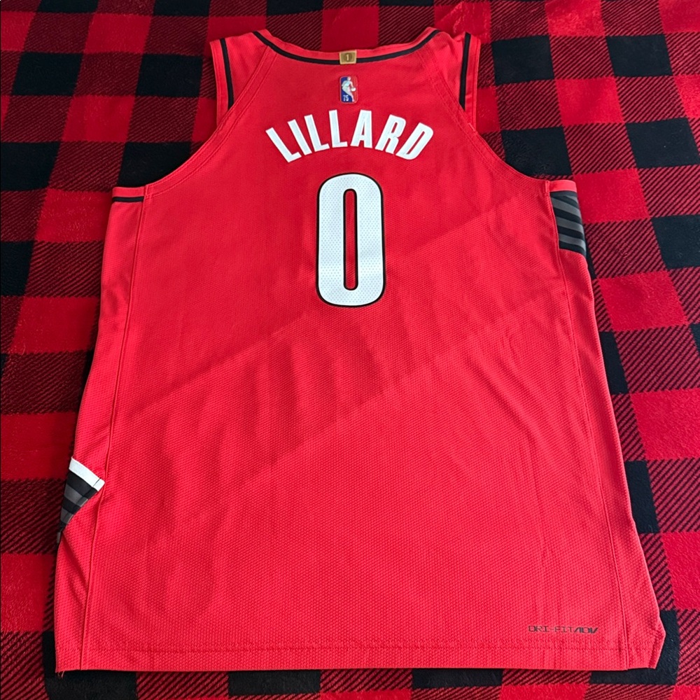 Portland Trail Blazers #0 Damian Lillard NBA Jordan Player Edition Jersey